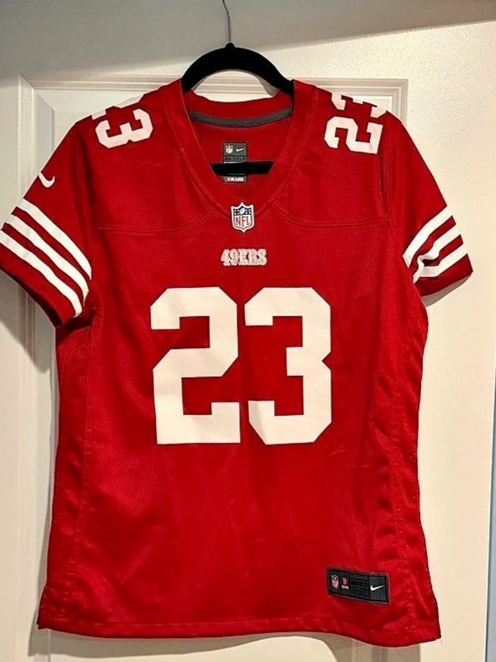 Nike Christian McCaffrey San Francisco 49ers Nike Game Jersey Game Jersey Red &